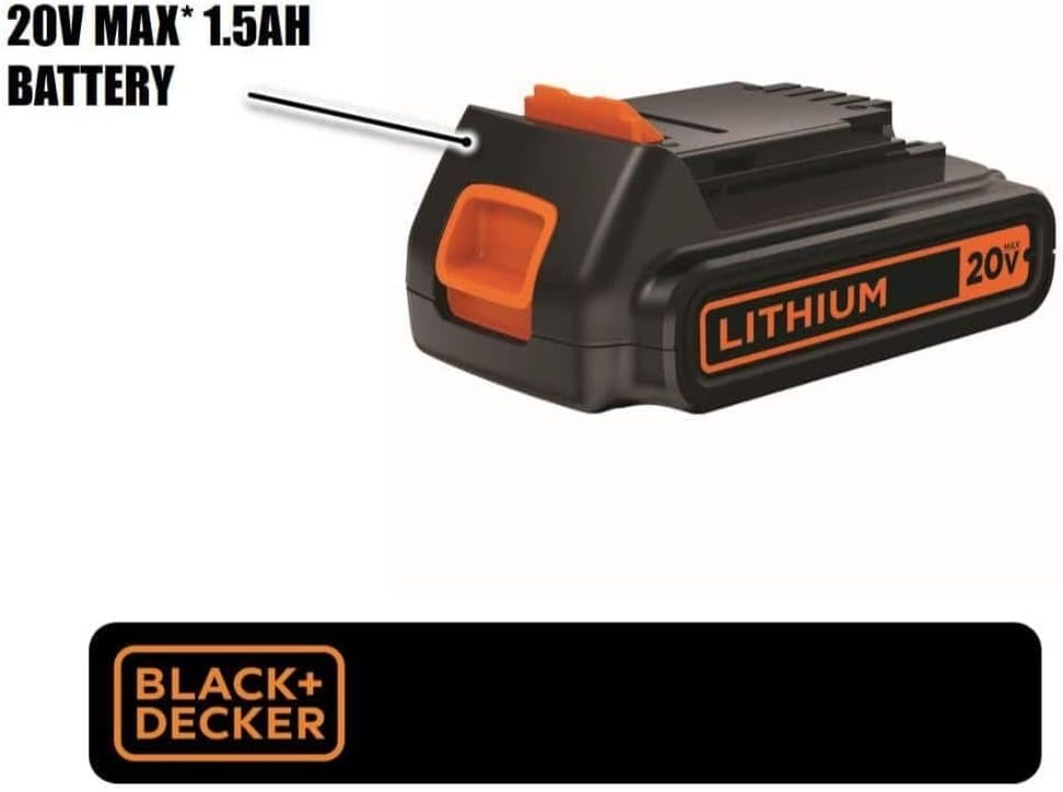 image:imageBLACKDECKER 20V MAX POWERCONNECT 15Ah Lithium Ion Battery Charger LBXR20CK15 Ah Battery Charger