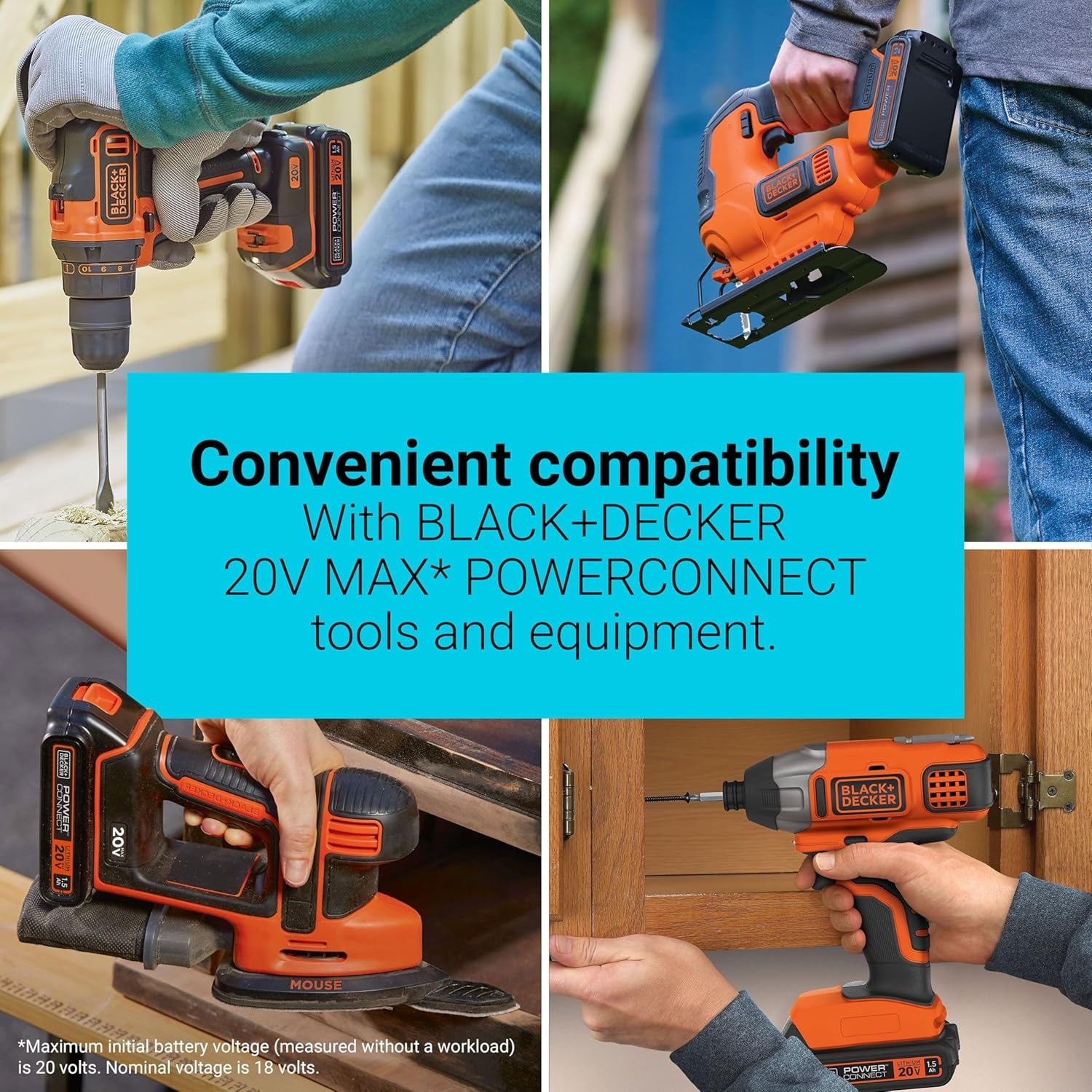 image:imageBLACKDECKER 20V MAX POWERCONNECT 15Ah Lithium Ion Battery Charger LBXR20CK15 Ah Battery Charger
