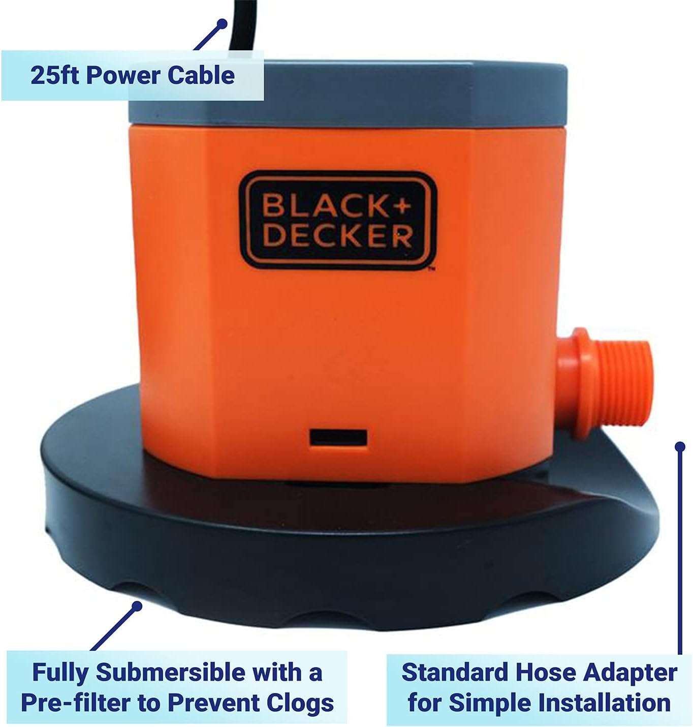 imageBLACKDECKER Cover Pump 1500 GPH Automatic800 GPH