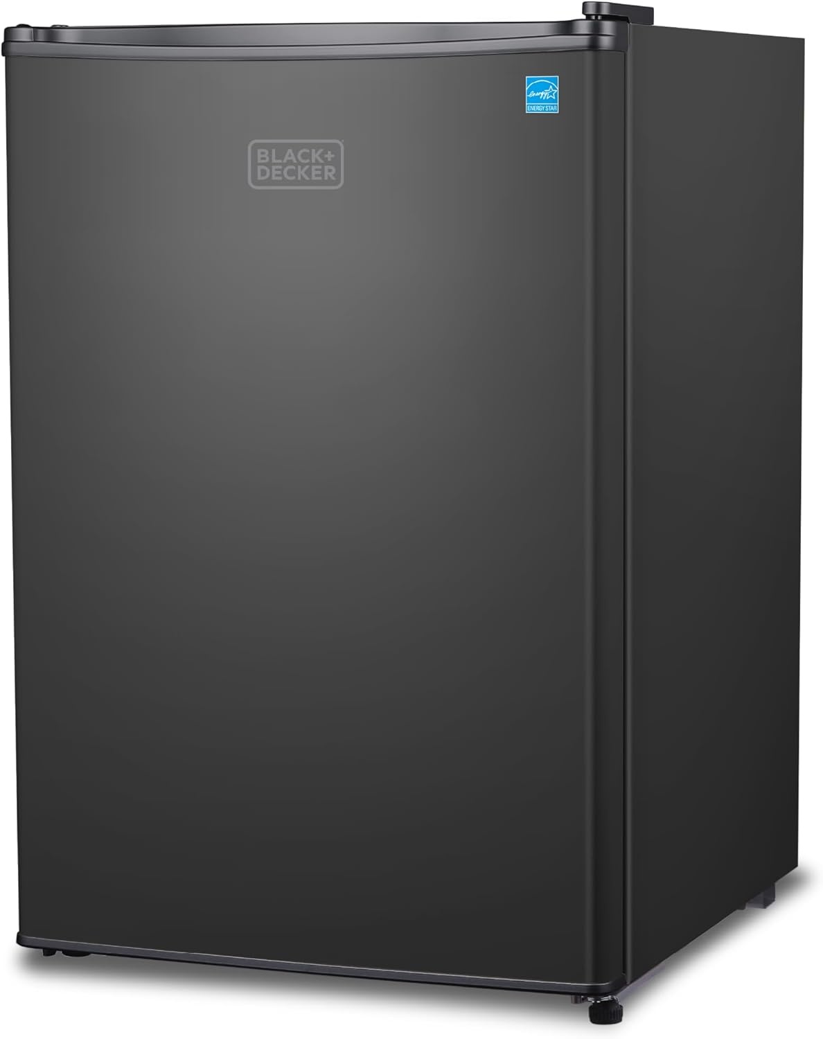 image:imageBLACKDECKER 43 Cu Ft Compact Refrigerator ENERGY STAR Certified Single Door Mini Fridge with Chiller Compartment Personal Fridge for Home or Dorm Room BCRK43V Stainless LookBlack