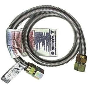 Aqua Plumb 4401097 1/2MIPx3/4Fipx72″Gas Conn Bagd