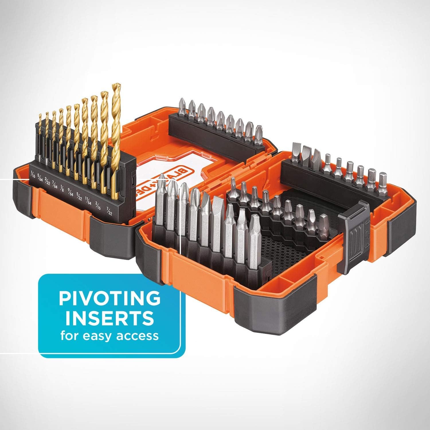 image:imageBLACKDECKER Screwdriver Bit SetDrill Bit Set 46Piece BDA46SDDD46Pieces