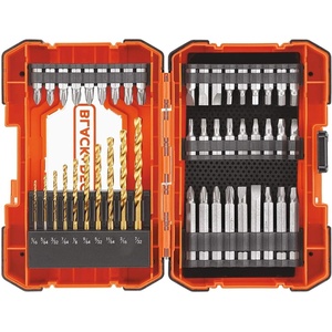 BLACK+DECKER Screwdriver Bit Set/Drill Bit Set, 46-Piece (BDA46SDDD)(46-Pieces)