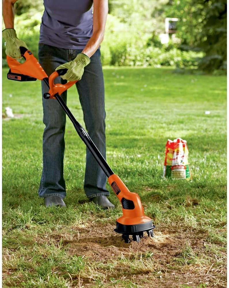 image:imageBLACKDECKER 20V MAX POWERCONNECT Cordless Garden Tiller Kit Tool Only LGC120B20V CultivatorTiller Kit