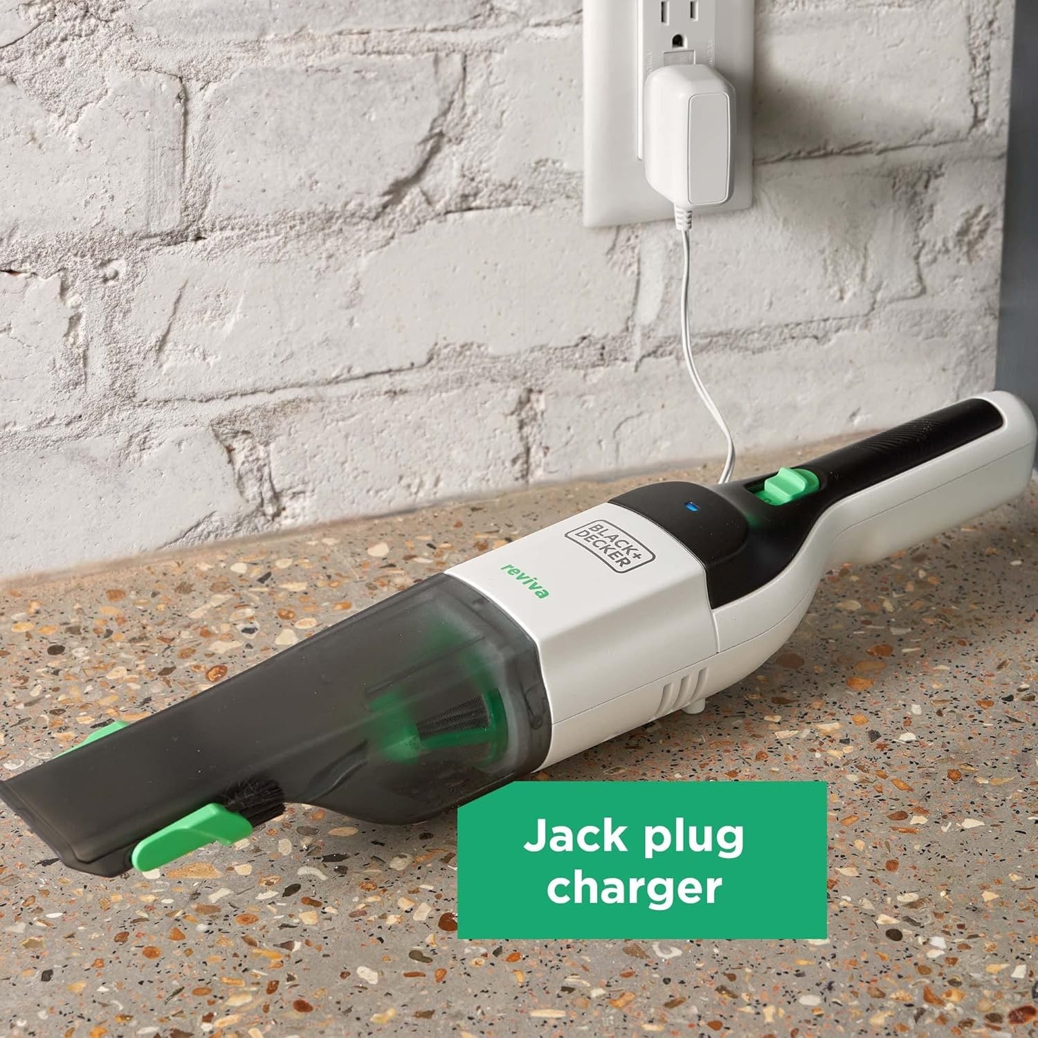 image:imageBLACKDECKER 8V MAX reviva Handheld Vacuum Cordless Transparent Dustbowl REVHV8J40