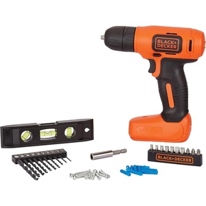 BLACK+DECKER 8V MAX* Cordless Drill + 43 pc. Home Decor Project Kit (BDCD8HDPK)(Project Kit Only)