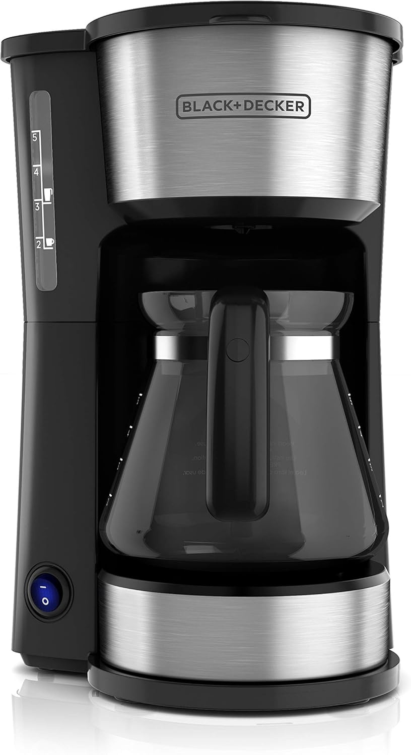 image:imageBLACKDECKER CM0755S 4in1 5Cup Coffee Station Coffeemaker Stainless Steel