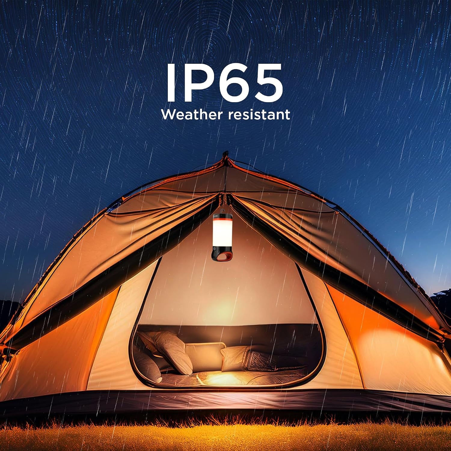image:imageBLACKDECKER LED Lantern 300 Lumens 360 Flashlight for Camping with SOS Mode 12 Hours AA Battery Power Multiwhite Hook 5 Modes IP65 Waterproof Camping Essentials Tent Light Blackout SurvivalOne Pack