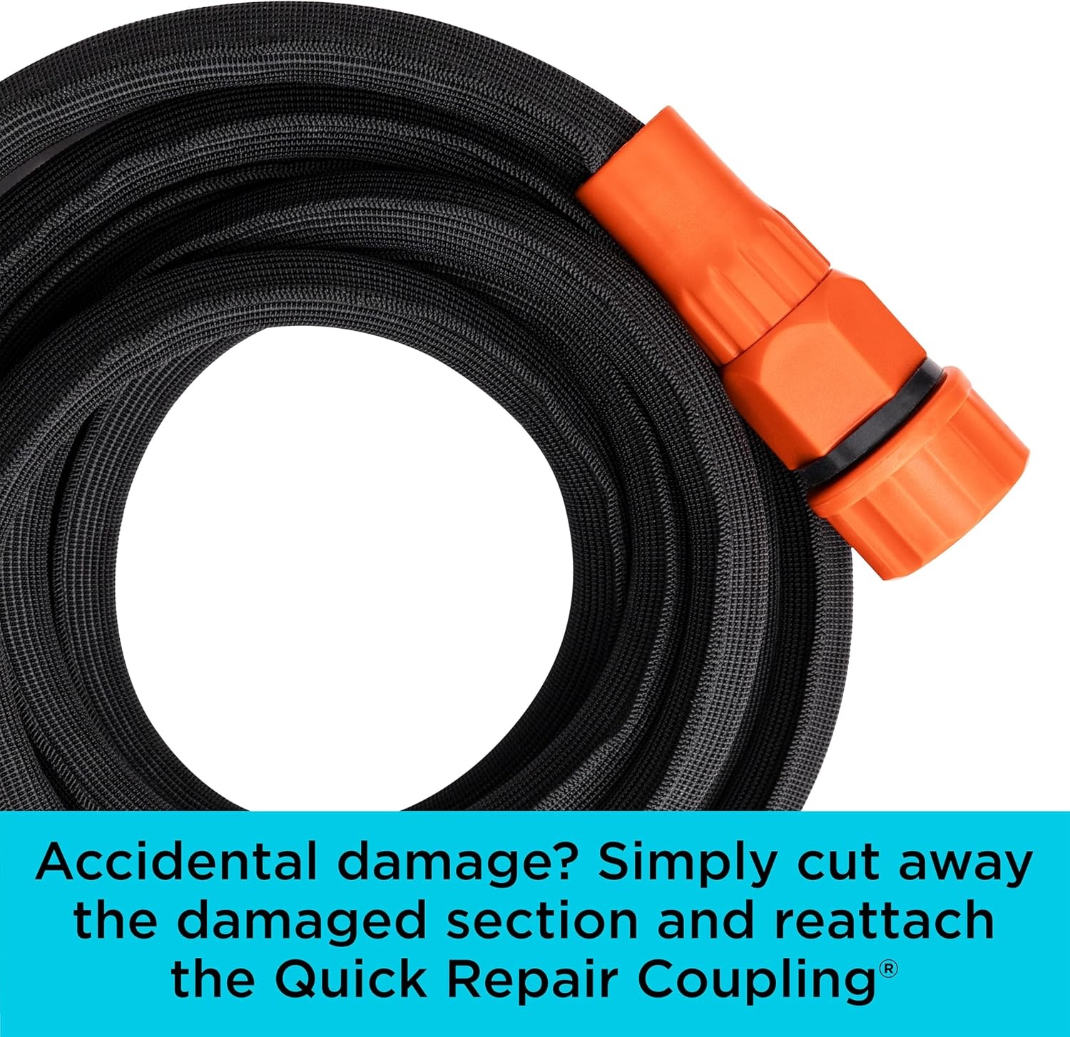 image:imageBlack Decker 25 ft x 58 in Expanding Garden Hose Lightweight KinkResistant Quick Repair Couplings BXMHBB22182
