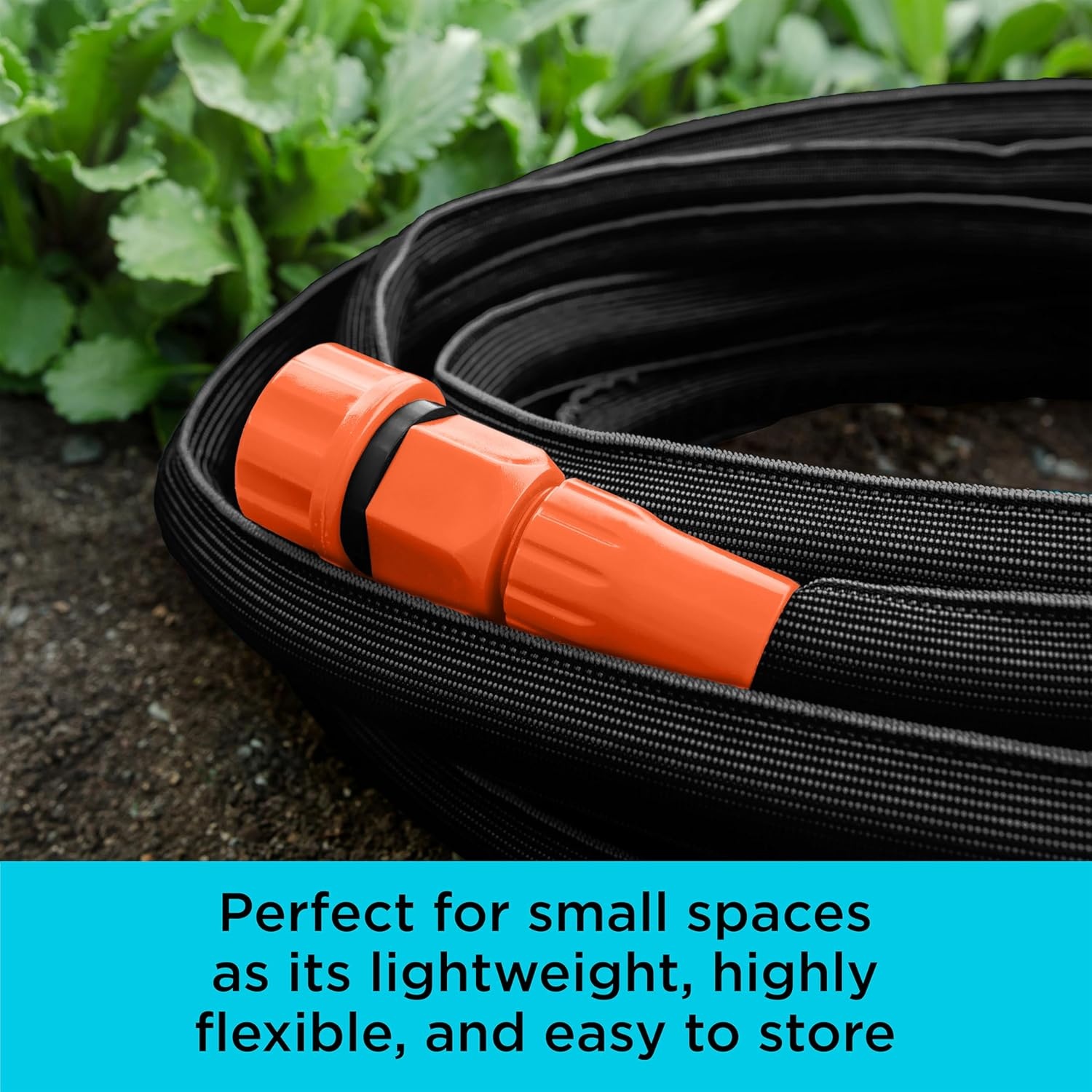 image:imageBlack Decker 25 ft x 58 in Expanding Garden Hose Lightweight KinkResistant Quick Repair Couplings BXMHBB22182