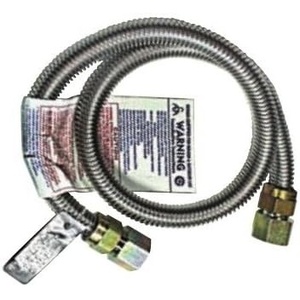 Aqua Plumb 4400080 1/2MPTX1/2Fptx72″Gas Con Bag’d